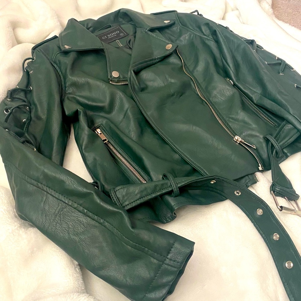 Faux Leather Jacket